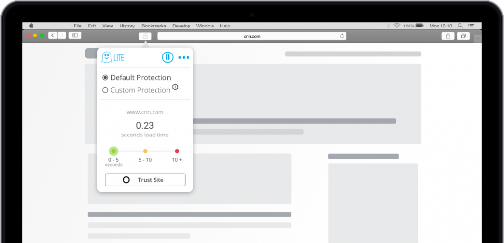 Ghostery Lite extension