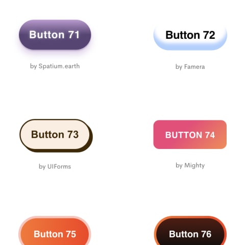 CSS buttons examples logo